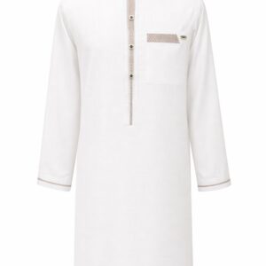 Premium-White Thobe